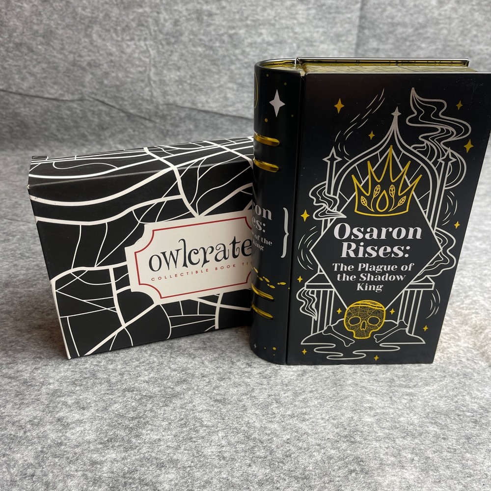 OwlCrate Shades of Magic Vol 4 Book Tin Osaron Rises VE Schwab Black‎ London